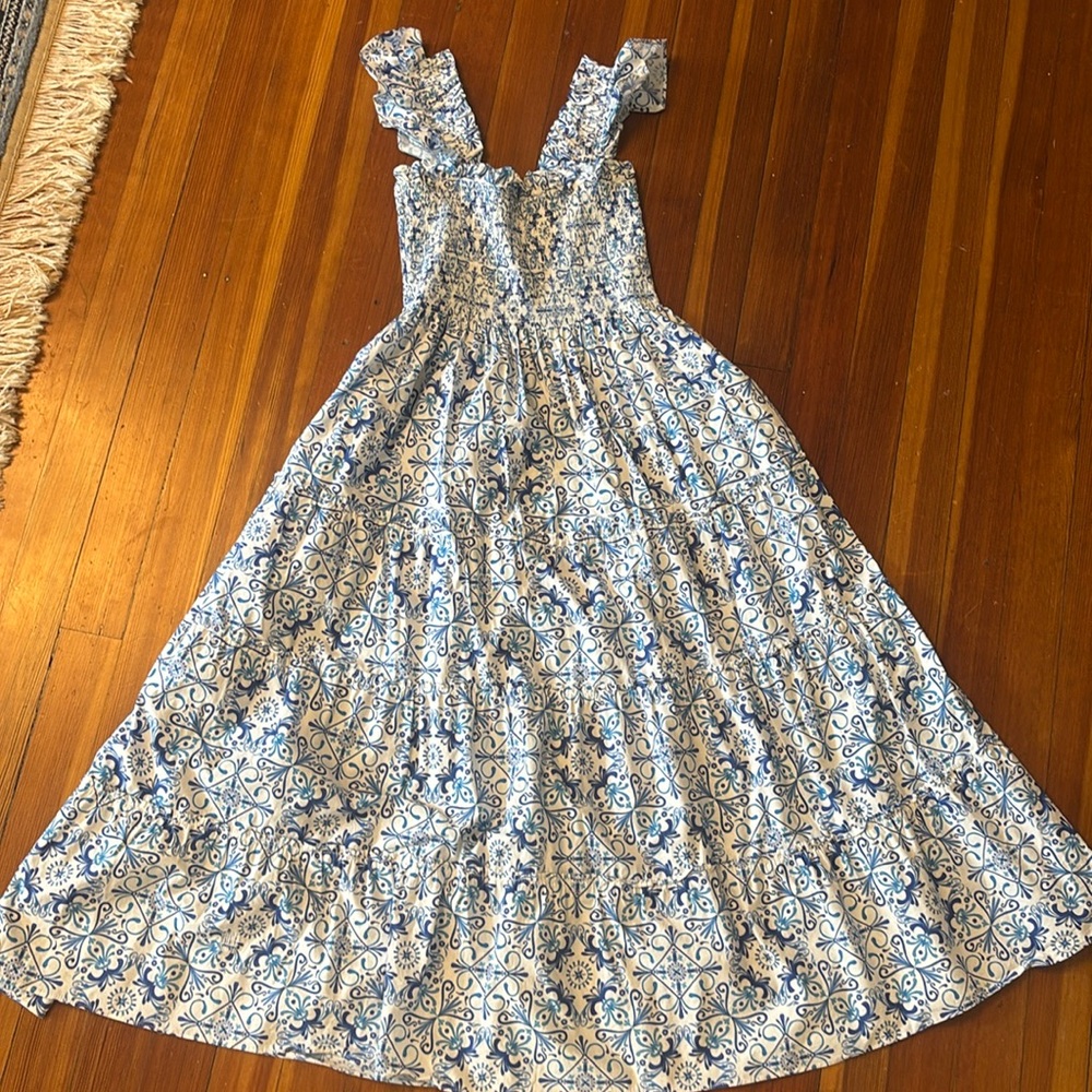 Hill house Elle Nap Dress in mosaic XS